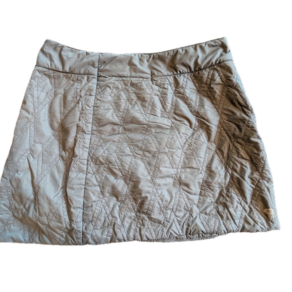 Mountain Hardwear Trekkin Insulated Mini Skirt, Size Small, Gray